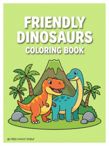 Friendly Dinosaurs Coloring Book