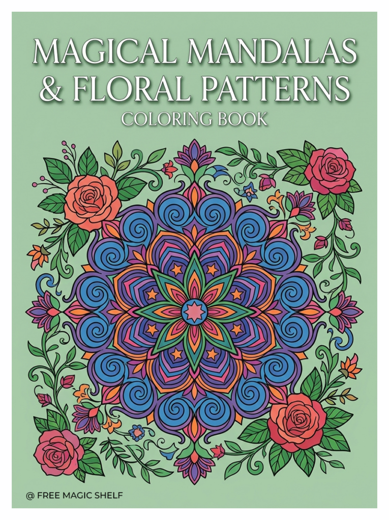 Magical Mandalas & Floral Patterns Coloring Book