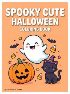 Spooky Cute Halloween Coloring Book