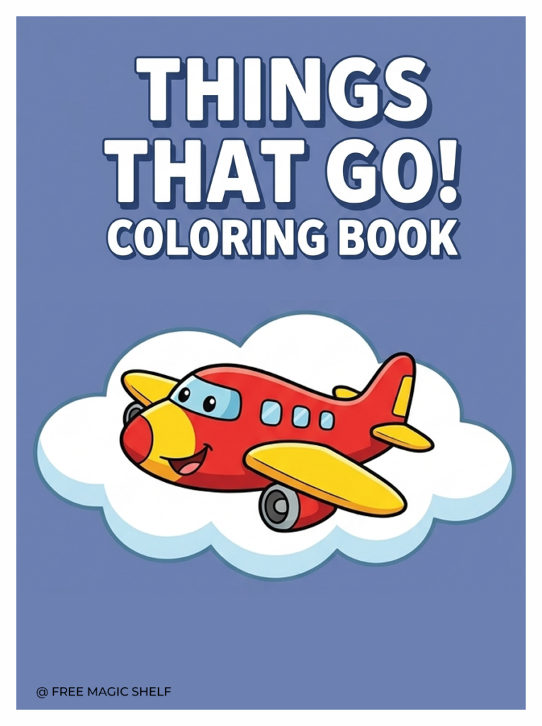 Things That Go! Coloring Book